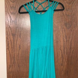 NWT Boohoo Cage Hayley Back Skater Dress